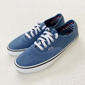 Vans Men's Skate Authentic Casual Low Skateboard Sneakers,‎ Moonlight Blue